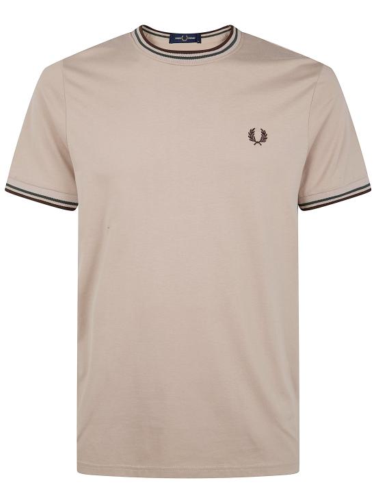 25FW 프레드페리 반팔 티셔츠 FPM1588V56 50A NUDE NEUTRALS
