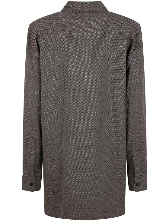 25FW MM6 메종마르지엘라 미디 원피스 S62DA0064M35636 001F BROWN - MM6 MAISON MARGIELA