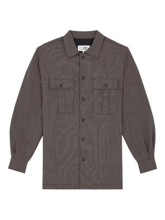 25FW MM6 메종마르지엘라 미디 원피스 S62DA0064M35636 001F BROWN