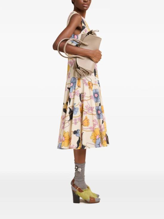 26SS 마르니 미디 원피스 ABMA1551A1UTC581 MFW08 NUDE NEUTRALS - MARNI