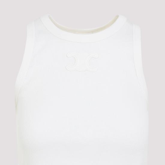 26SS 셀린느 반팔 티셔츠 2X45N2P33 01OW WHITE - CELINE