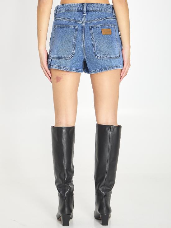 26SS 알렉산더 왕 스트레이트 팬츠 4DC1265107 400C BLUE - ALEXANDER WANG