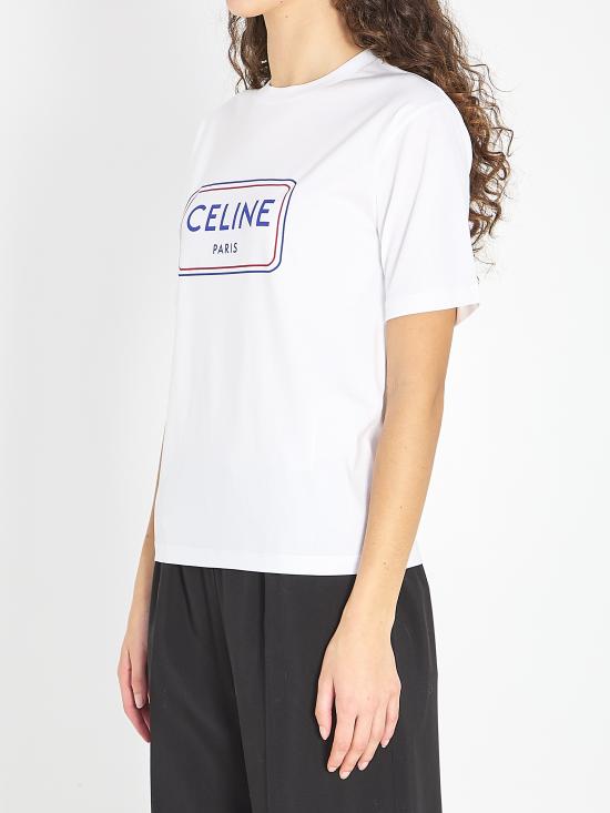 26SS 셀린느 반팔 티셔츠 RX0IA507Z GHJ4 WHITE - CELINE