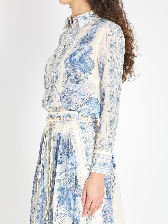 26SS 짐머만 셔츠 5853TRS262 BLTL BLUE - ZIMMERMANN