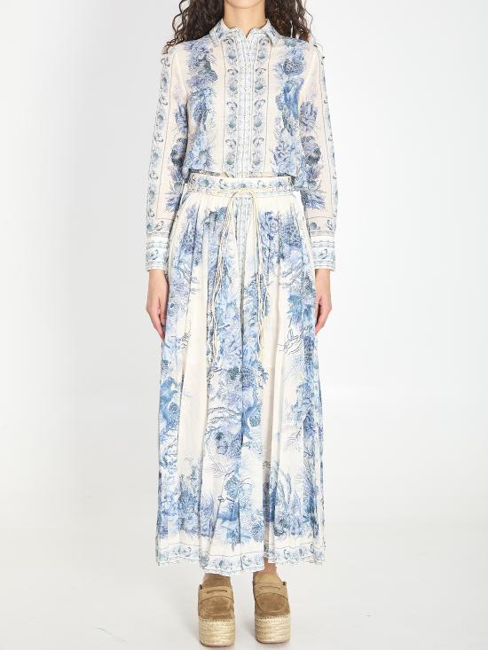 26SS 짐머만 셔츠 5853TRS262 BLTL BLUE - ZIMMERMANN