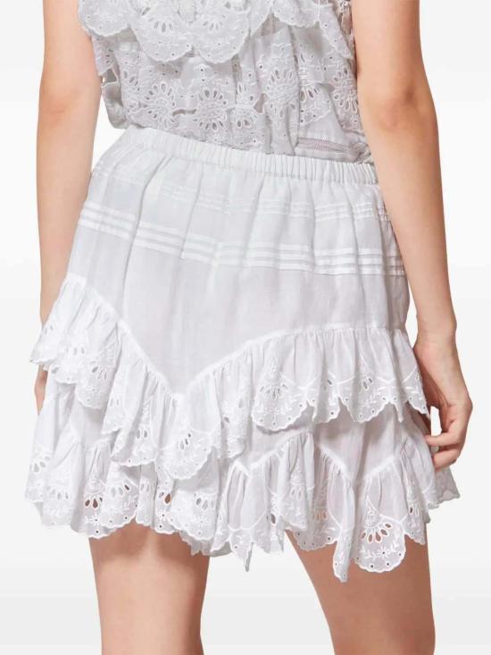 26SS 이자벨마랑에뚜왈 숏 스커트 SH0021FED1J05E WHITE - ISABEL MARANT ETOILE