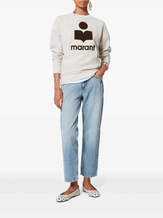 26SS 이자벨마랑에뚜왈 긴팔 티셔츠 SW0160FAA1M07E ECRU BROWN - ISABEL MARANT ETOILE