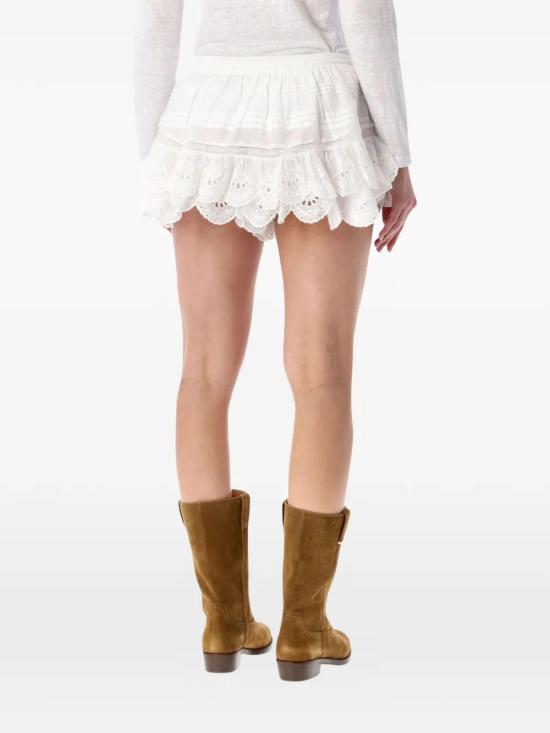 26SS 이자벨마랑에뚜왈 숏 스커트 SH0255FAD1J05E WHITE - ISABEL MARANT ETOILE