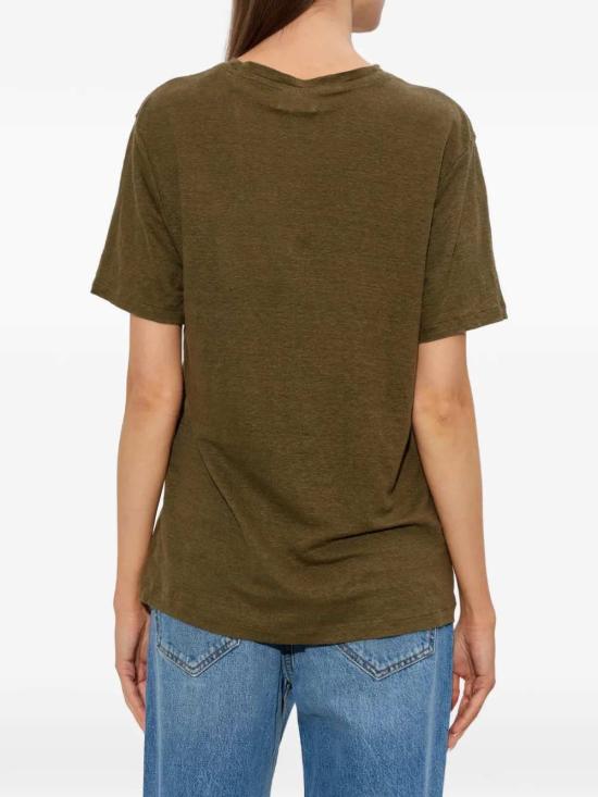 26SS 이자벨마랑에뚜왈 반팔 티셔츠 TS0001FBA1N10E KHAKI PINK - ISABEL MARANT ETOILE
