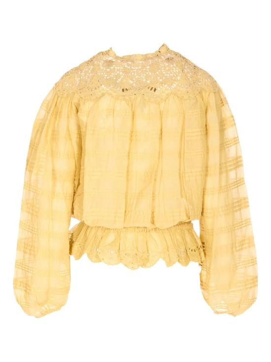 26SS 이자벨마랑에뚜왈 블라우스 HT0767FAD1J05E LIGHT OCHRE - ISABEL MARANT ETOILE