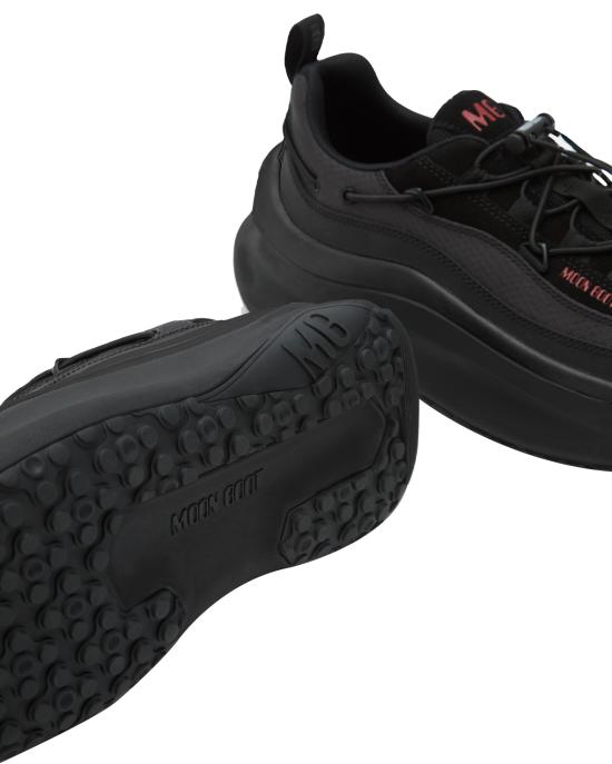 25FW 문부츠 문247 X레이스 스니커즈 80D2490100 NH36 BLACK BLACK NERO - MOON BOOT