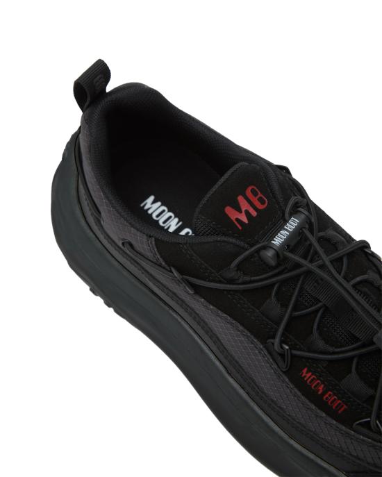 25FW 문부츠 문247 X레이스 스니커즈 80D2490100 NH36 BLACK BLACK NERO - MOON BOOT