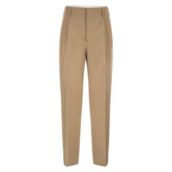 26SS 브루넬로 쿠치넬리 스트레이트 팬츠 MH253S2440 BEIGE