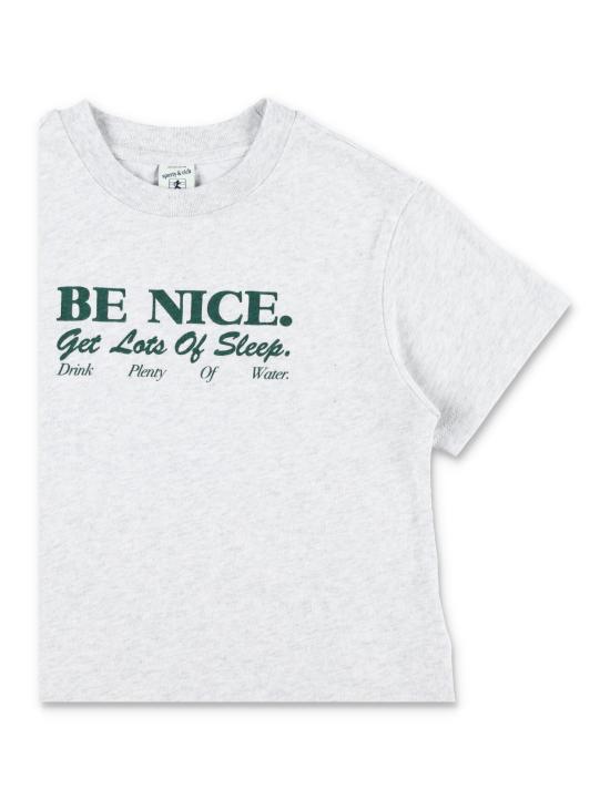 25FW [키즈] 스포티앤리치 티셔츠 TO048623GY03 19 HEATHER GRAY - SPORTY & RICH