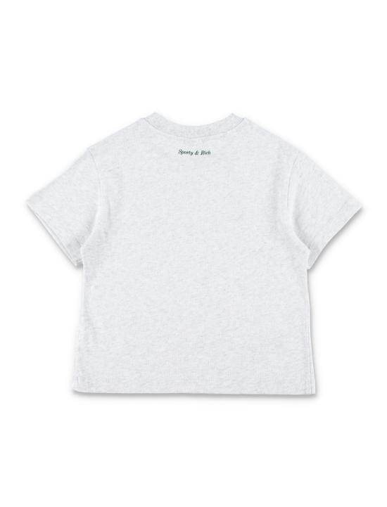 25FW [키즈] 스포티앤리치 티셔츠 TO048623GY03 19 HEATHER GRAY - SPORTY & RICH