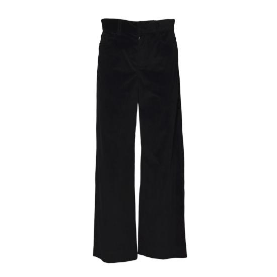 25FW 에스막스마라 스트레이트 팬츠 2529136153600 002 Black