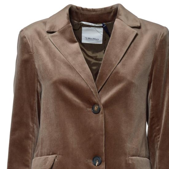 25FW 에스막스마라 수트 자켓 2529046133600 001 Brown - 'S MAX MARA