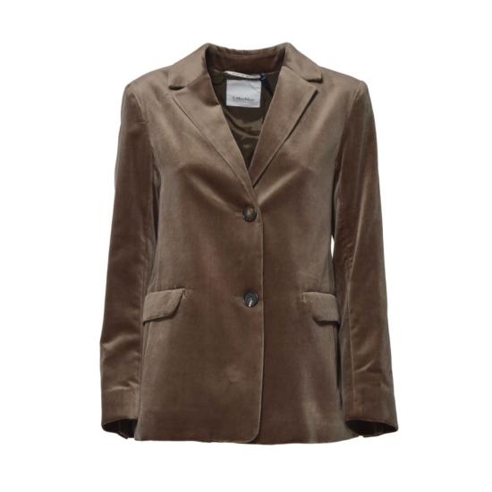 25FW 에스막스마라 수트 자켓 2529046133600 001 Brown