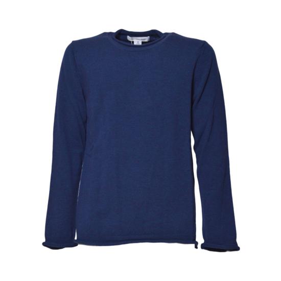 25FW 꼼데가르송 라운드 넥 울 스웨터 FPN007W25 BLUE Blue