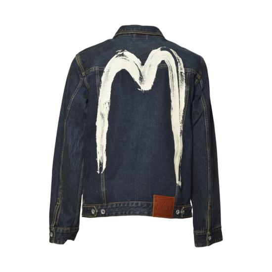 25FW 에비수 데님 자켓 2EAHTM5DJ1003 INDIGO Denim scuro - EVISU