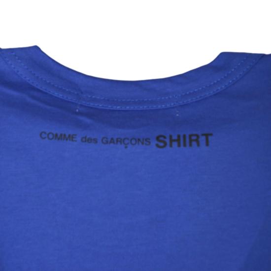 25FW 꼼데가르송 반팔 티셔츠 FPT006W25 BLUE Blue - COMME DES GARCONS