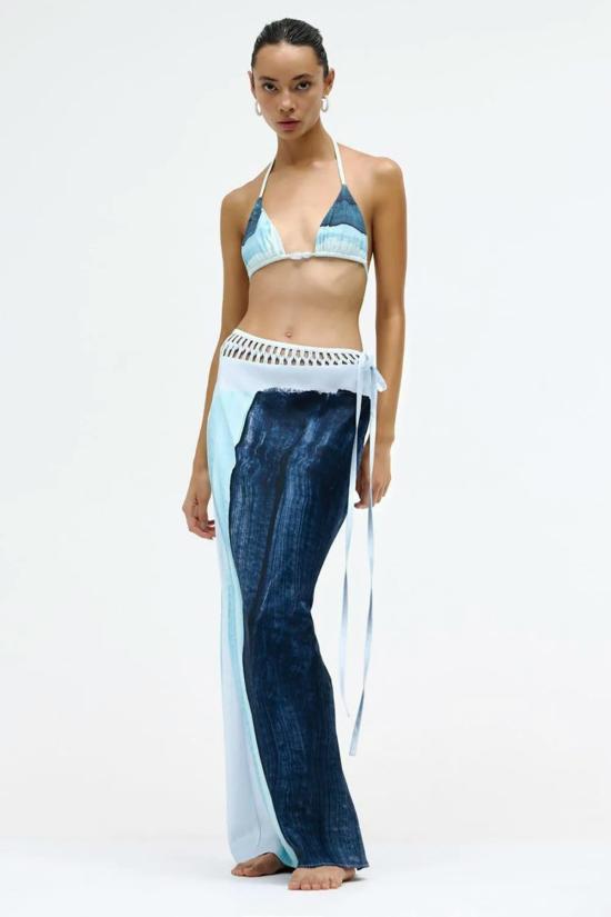  시그니피컨트 아더 롱 스커트 Significant Other Imali 맥시 스커트 캔버스 프린트 - SIGNIFICANT OTHER