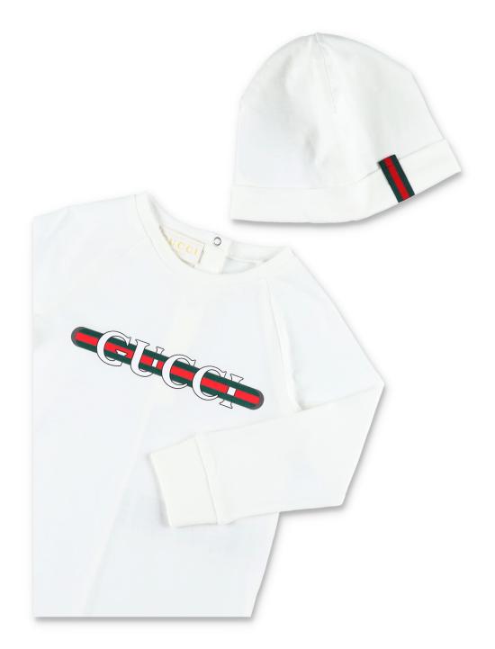 26SS [키즈] 구찌 캐주얼 세트 793521XJGPI 9214 NEW WHIT - GUCCI