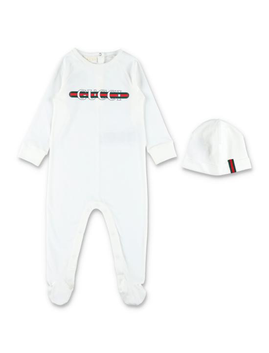 26SS [키즈] 구찌 캐주얼 세트 793521XJGPI 9214 NEW WHIT