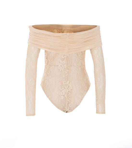 26SS 짐머만 바디수트 티셔츠 7123TC261 CRM Beige - ZIMMERMANN