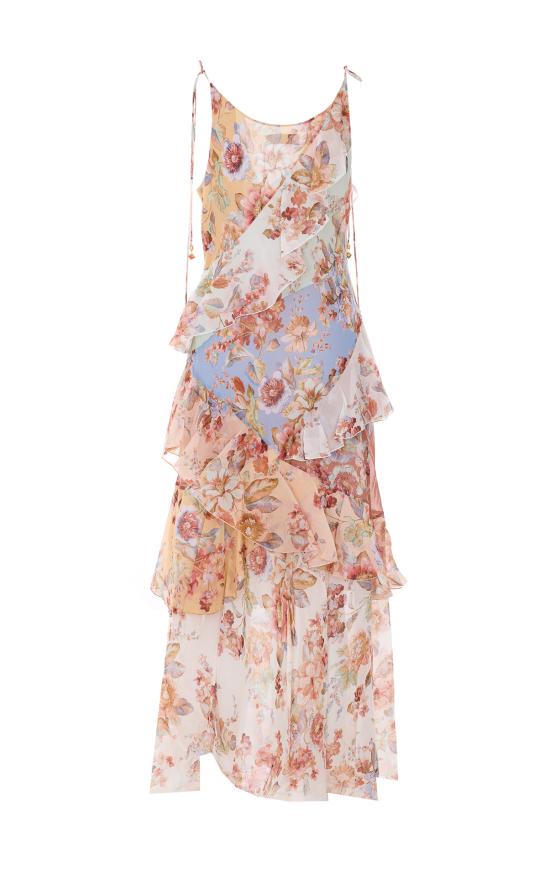 26SS 짐머만 미디 원피스 4997DRS261 SPLPR MultiColour - ZIMMERMANN