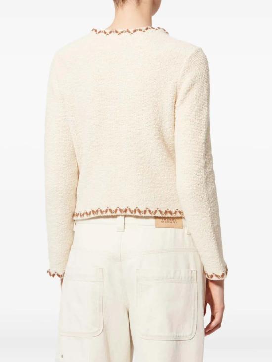  이자벨마랑 가디건 Isabel Marant Rochelle 카디건 에크루/브론즈 - ISABEL MARANT