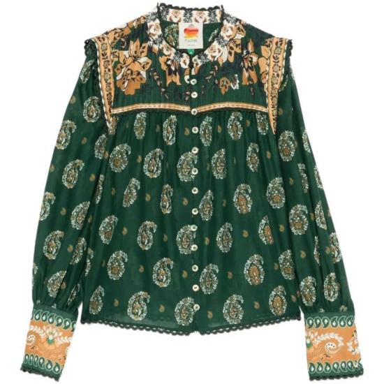  팜 리오 블라우스 테일라 그린  아일라 그린