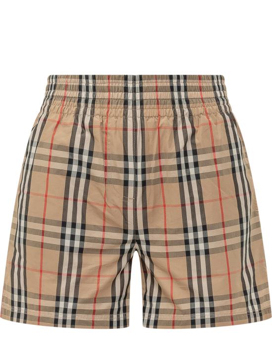 26SS 버버리 체크 코튼 쇼츠 8111875 A7028 ARCHIVE BEIGE