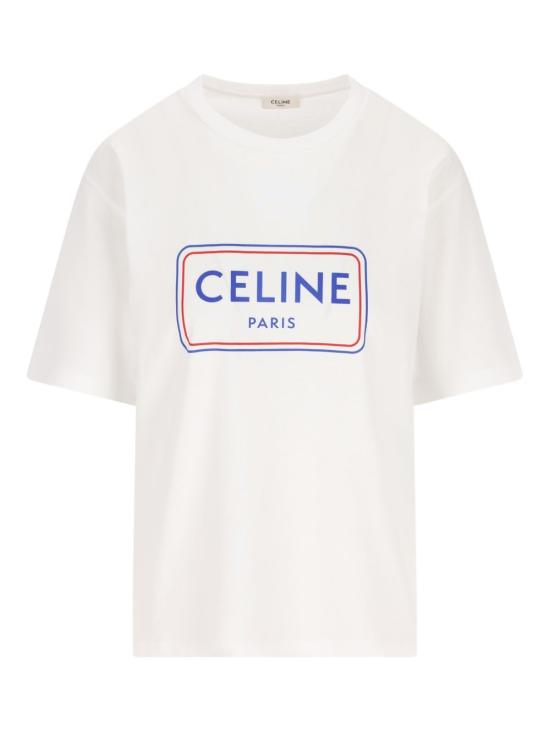 26SS 셀린느 반팔 티셔츠 RX0IA507Z GHJ4 White