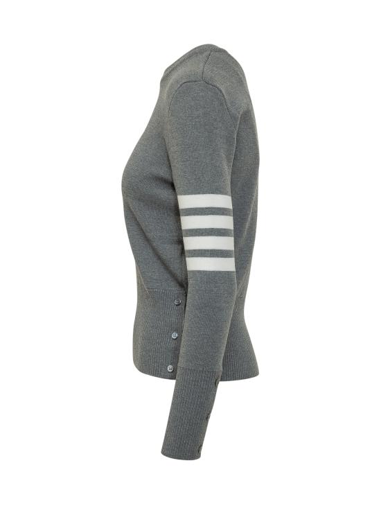 25FW 톰브라운 스웨터 FKA239A00014 035 MED GREY - THOM BROWNE