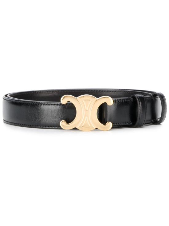 26SS 셀린느 트리옹프 버클 미디움 벨트 45AK93A01 38NO Black