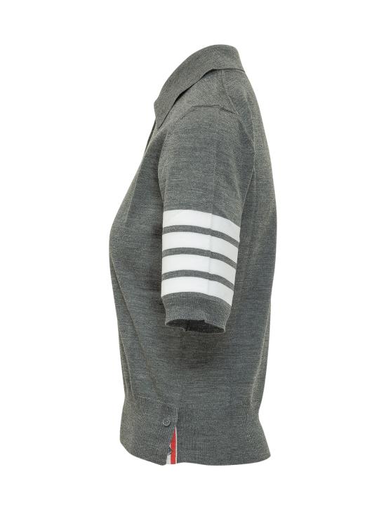 25FW 톰브라운 폴로 티셔츠 FKP053AY1014 035 MED GREY - THOM BROWNE