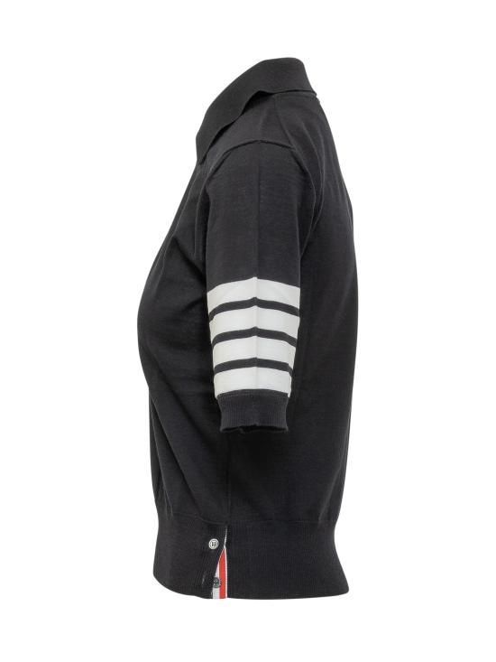 25FW 톰브라운 폴로 티셔츠 FKP053AY1014 415 NAVY - THOM BROWNE