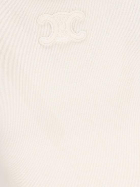 26SS 셀린느 트리옹프 탱크 탑 2X45N 2P3301OW White - CELINE