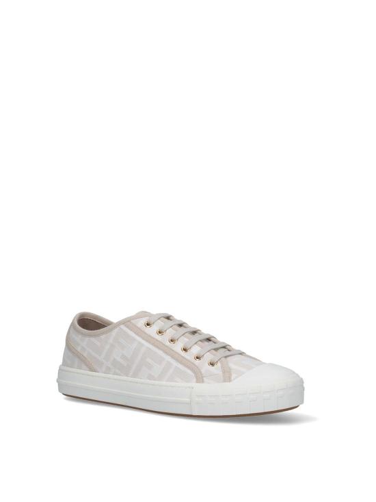 26SS 펜디 도미노 패브릭 로우탑 스니커즈 8E8325AJZXF1GQF White - FENDI