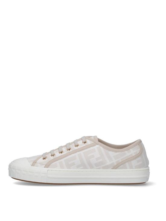 26SS 펜디 도미노 패브릭 로우탑 스니커즈 8E8325AJZXF1GQF White - FENDI