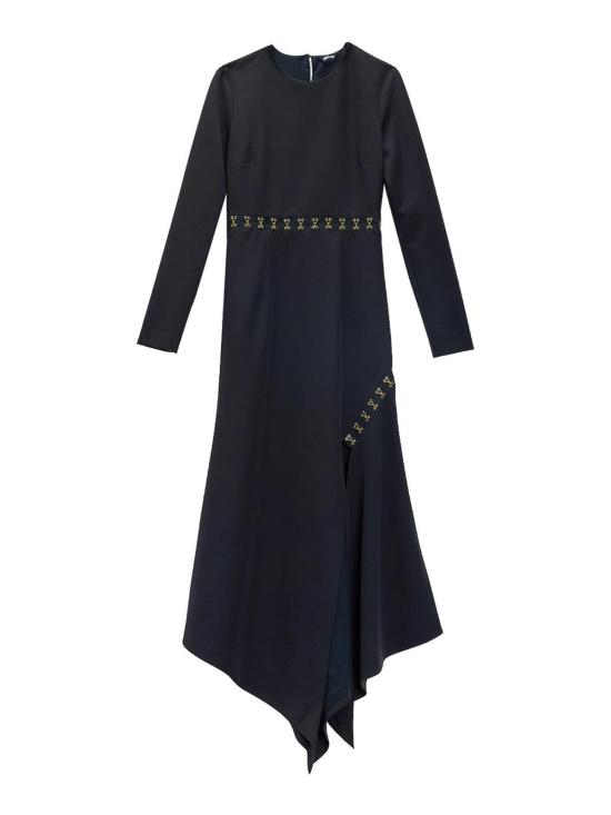 25FW 저스트까발리 미디 스커트 79PAO923N0626899 Black