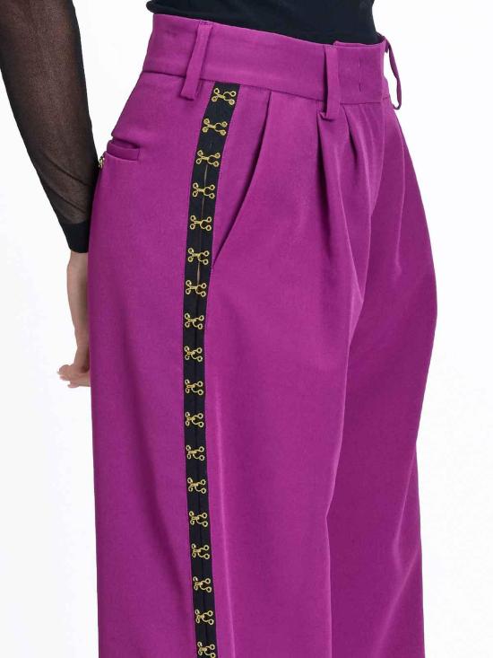 25FW 저스트까발리 트레이닝/조거 팬츠 79PAA1A3N0626343 Purple - JUST CAVALLI