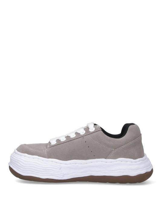 25FW 메종 미하라 야스히로 올리버 OG 솔 스웨이드 로우탑 스니커즈 A15FW702GRAY Grey - MAISON MIHARA YASUHIRO
