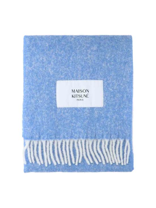 25FW 메종키츠네 알파카 스트라이프 스카프 PM06203WA00220360 Multicolour - MAISON KITSUNE