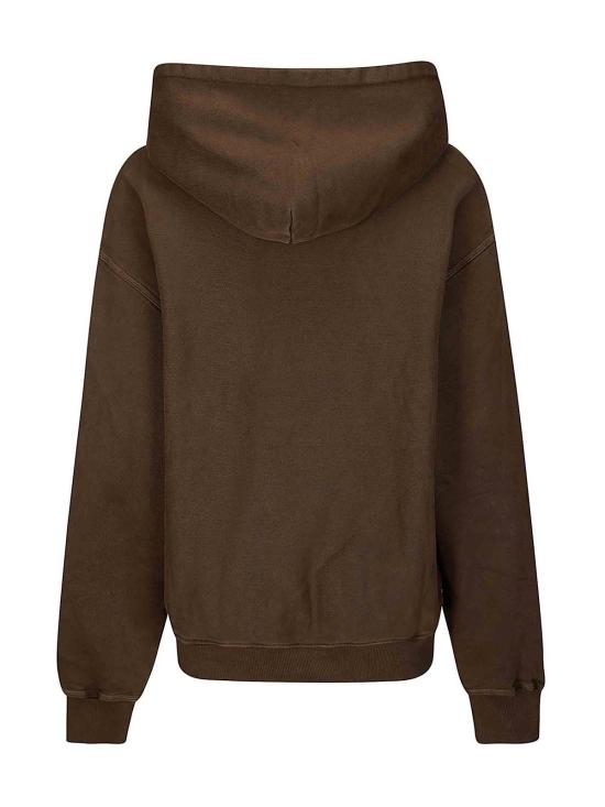 25FW 브레인데드 후드 티셔츠 S25T090047BRN Brown - BRAIN DEAD