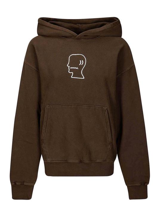 25FW 브레인데드 후드 티셔츠 S25T090047BRN Brown