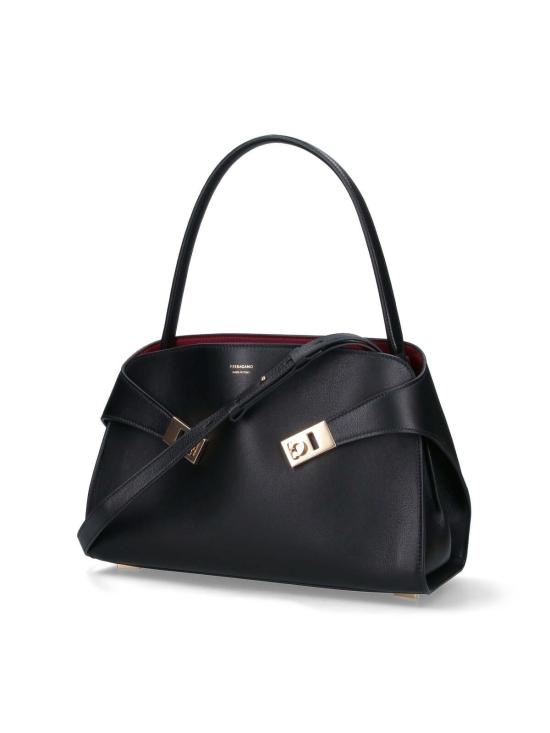 26FW 살바토레 페라가모 토트백 781694007 Black - SALVATORE FERRAGAMO