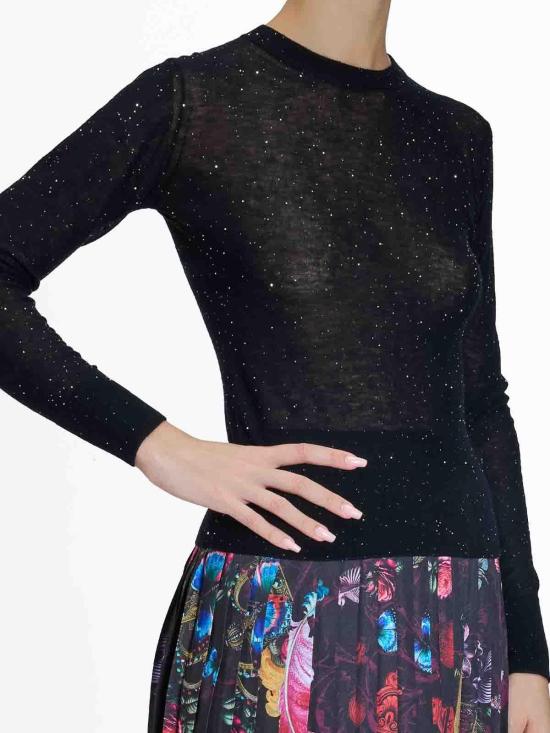 25FW 제니 긴팔 티셔츠 79AAF822CMX43899 Black - GENNY