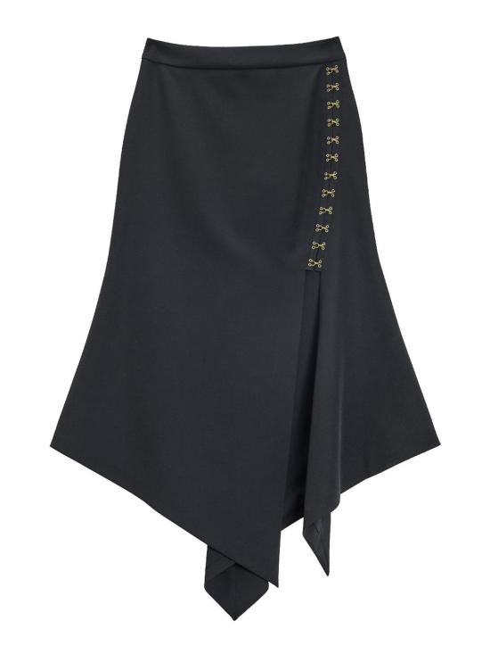 25FW 저스트까발리 미디 스커트 79PAE823N0626899 Black